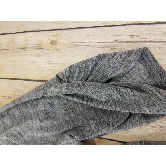 AB Studio Women’s Short Sleeves V-Neck Casual Top Blouse Size L Gray B58 - Picture 4 of 10